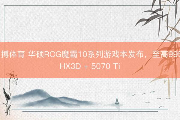 亚搏体育 华硕ROG魔霸10系列游戏本发布,至高9955HX3D + 5070 Ti